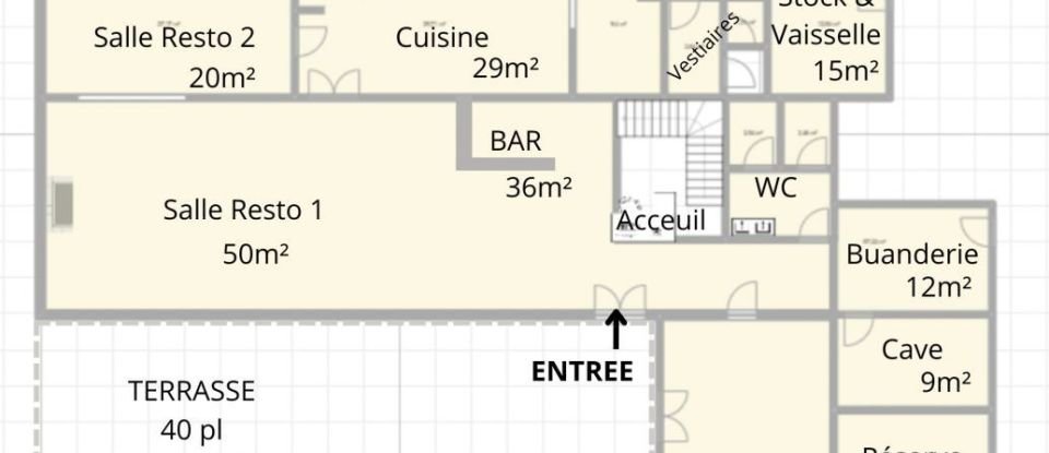 Hôtel-restaurant de 900 m² à La Fouillade (12270)