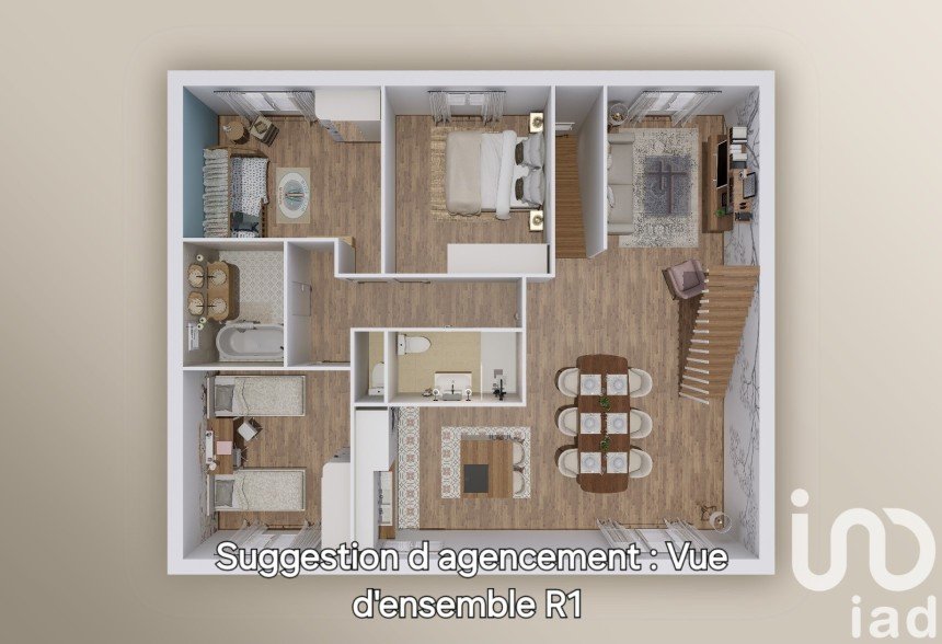 Duplex 5 pièces de 157 m² à Arcueil (94110)