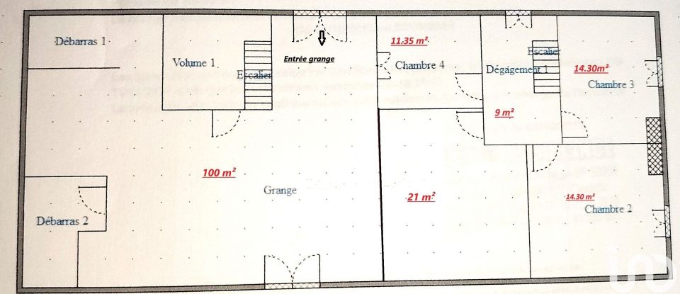 House 6 rooms of 140 m² in Savennes (63750)