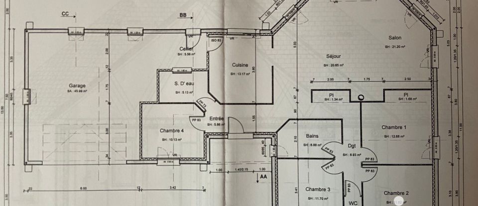 House 7 rooms of 160 m² in Trangé (72650)