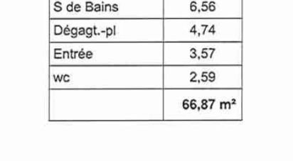 Appartement 3 pièces de 68 m² à Fleury-sur-Orne (14123)