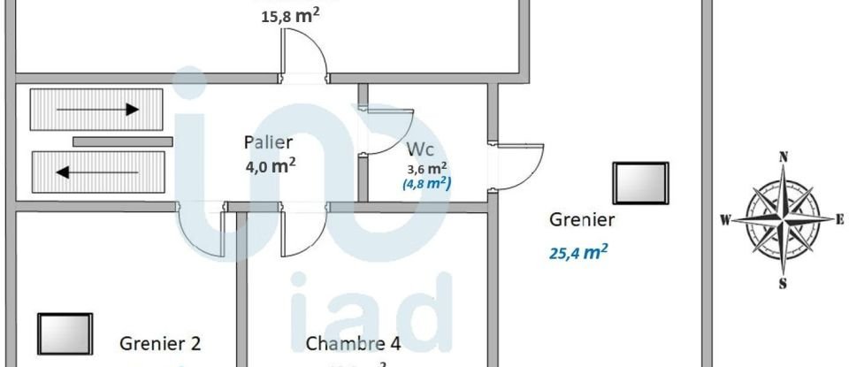 House 6 rooms of 116 m² in Saint-Rémy-lès-Chevreuse (78470)