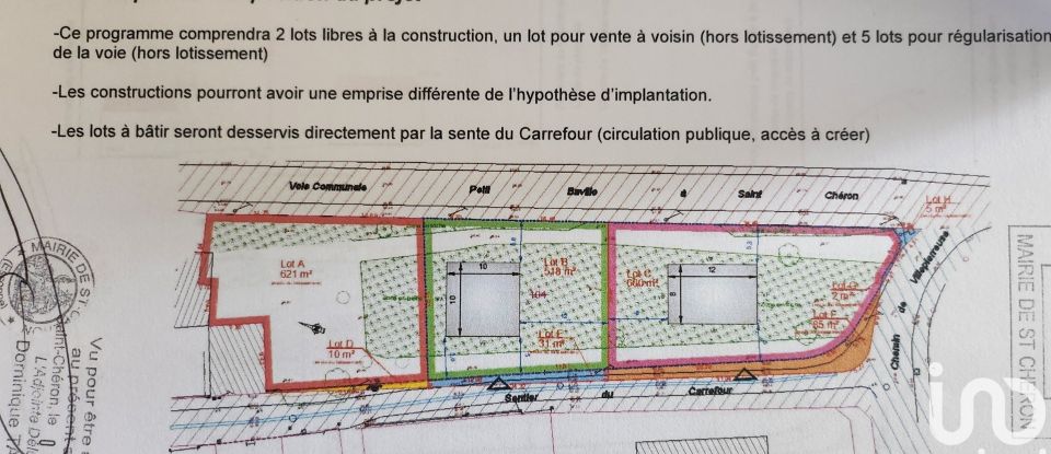 Terrain de 660 m² à Saint-Chéron (91530)