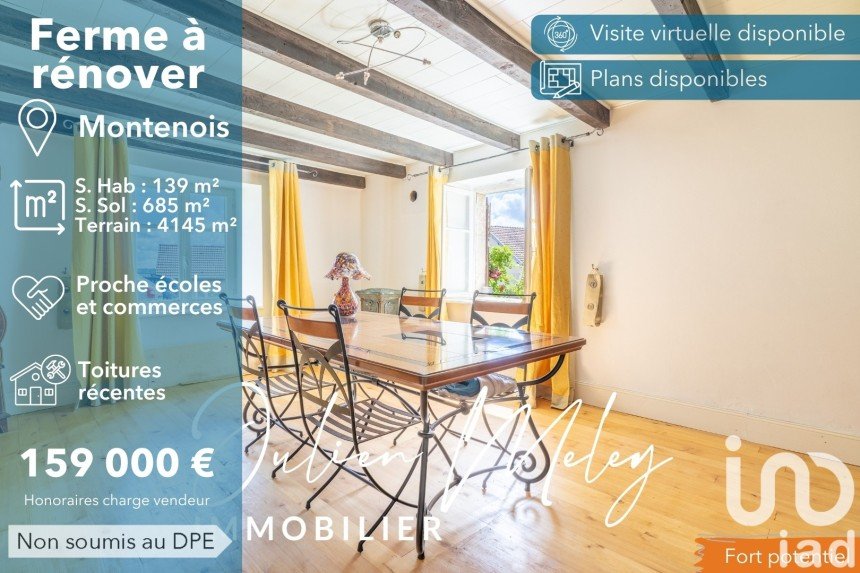 Maison 10 pièces de 685 m² à Montenois (25260)