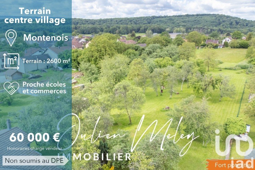 Land of 2,600 m² in Montenois (25260)