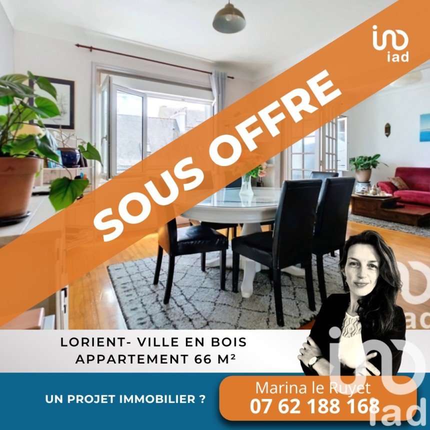 Appartement 3 pièces de 63 m² à Lorient (56100)