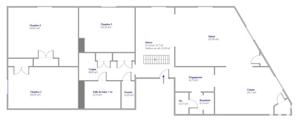 Appartement 4 pièces de 124 m² à Tassin-la-Demi-Lune (69160)