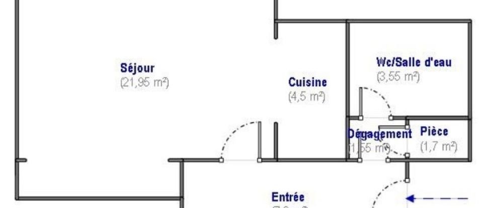 Studio 1 room of 41 m² in Courbevoie (92400)