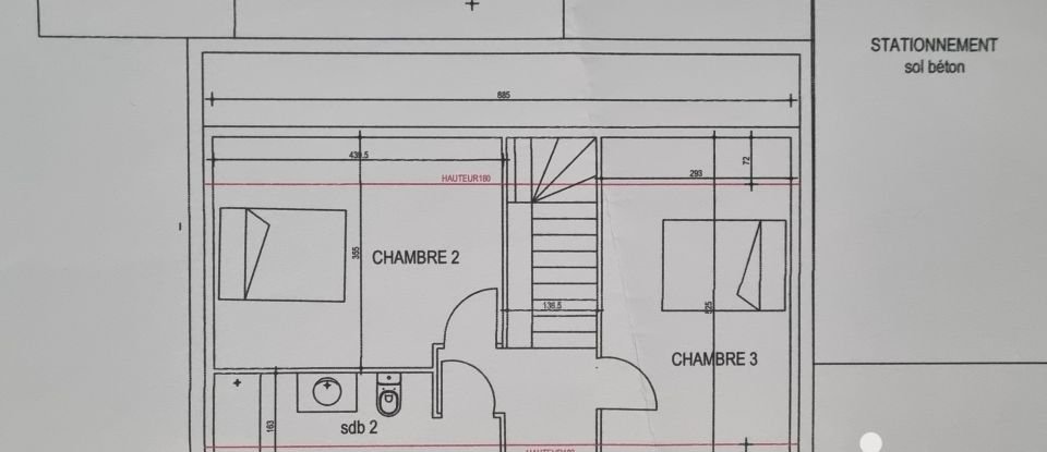 Duplex 5 rooms of 100 m² in Ancenis (44150)