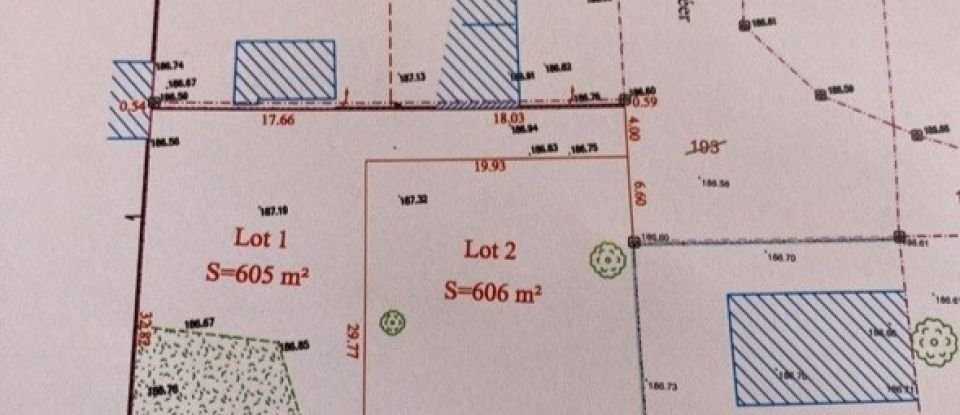 Terrain de 1 221 m² à Trouhans (21170)