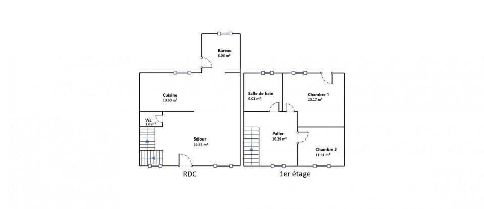 Maison 4 pièces de 88 m² à Rosny-sous-Bois (93110)