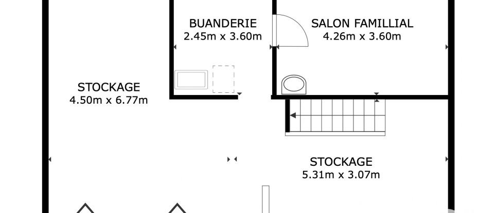 Maison 4 pièces de 68 m² à Saint-Sébastien-sur-Loire (44230)