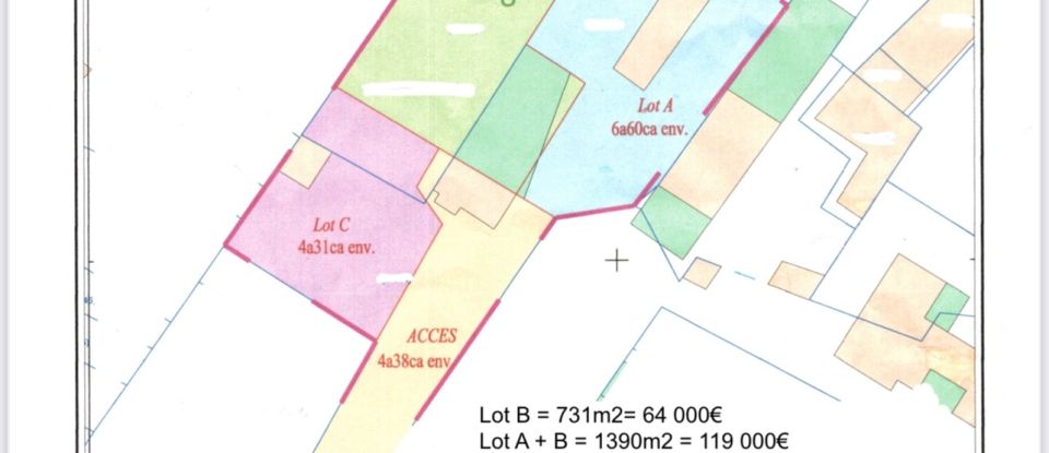 Terrain de 1 390 m² à Landrais (17290)