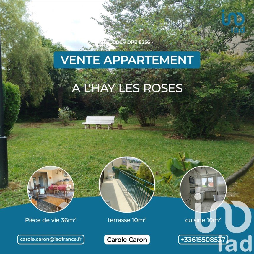 Apartment 4 rooms of 87 m² in L'Haÿ-les-Roses (94240)