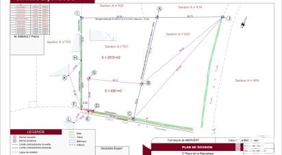 Terrain de 930 m² à Mervent (85200)