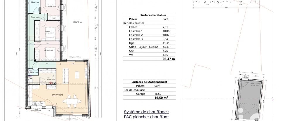 Land of 591 m² in Savenay (44260)