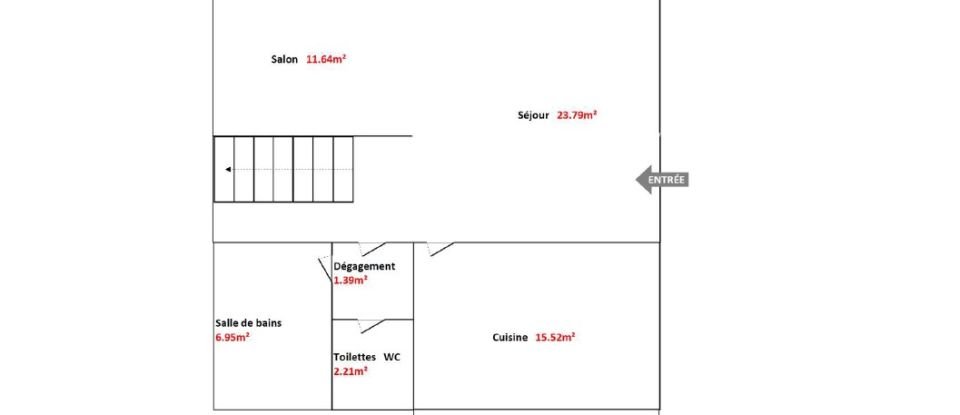 House 6 rooms of 119 m² in Plouhinec (29780)