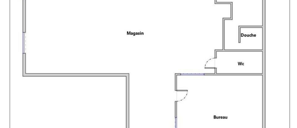 Business premises of 85 m² in Jons (69330)