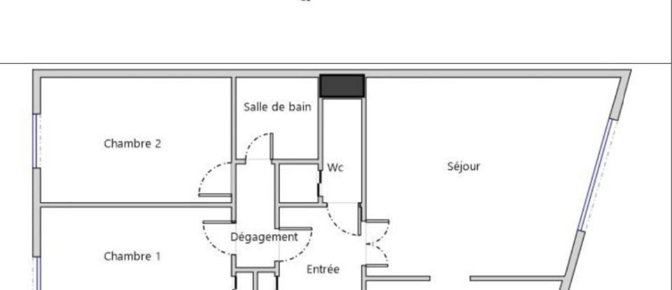 Apartment 3 rooms of 66 m² in Saint-Mandé (94160)