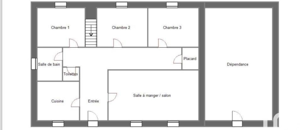 House 5 rooms of 86 m² in Mouy (60250)