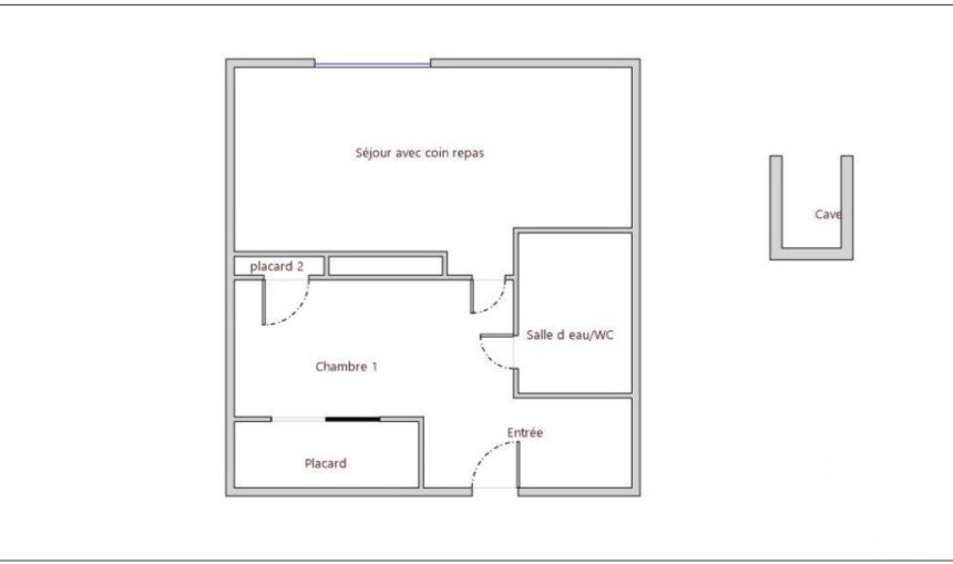 Appartement 2 pièces de 38 m² à Nantes (44000)