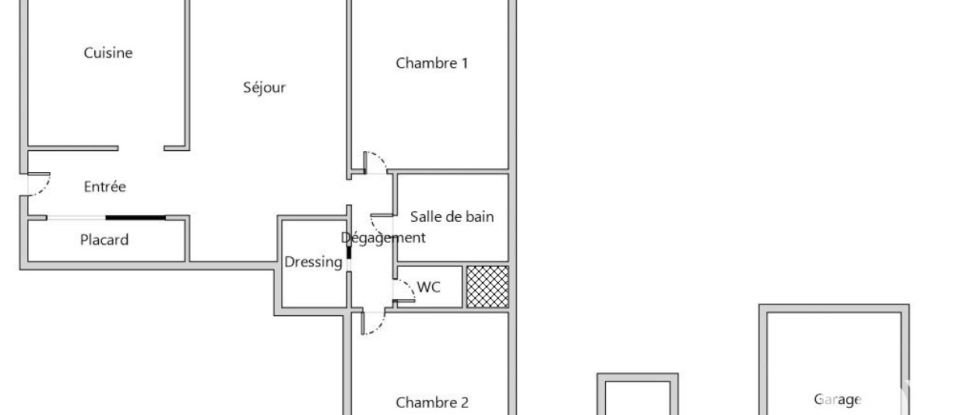 Apartment 3 rooms of 59 m² in Saint-Étienne (42100)