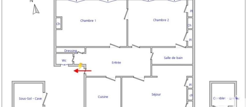 Apartment 4 rooms of 121 m² in Lyon (69002)