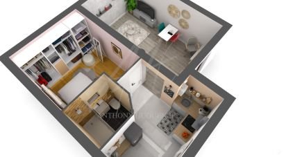 Apartment 2 rooms of 40 m² in Dampmart (77400)