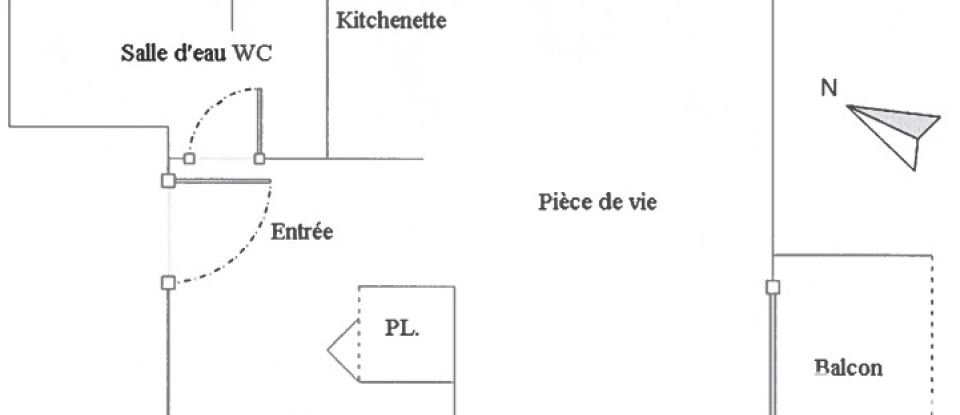 Appartement 1 pièce de 22 m² à Saint-Lary-Soulan (65170)