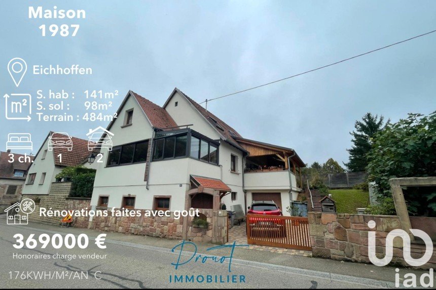 House 6 rooms of 141 m² in Eichhoffen (67140)