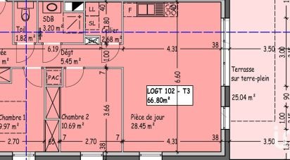 Appartement 3 pièces de 67 m² à NODS (25580)