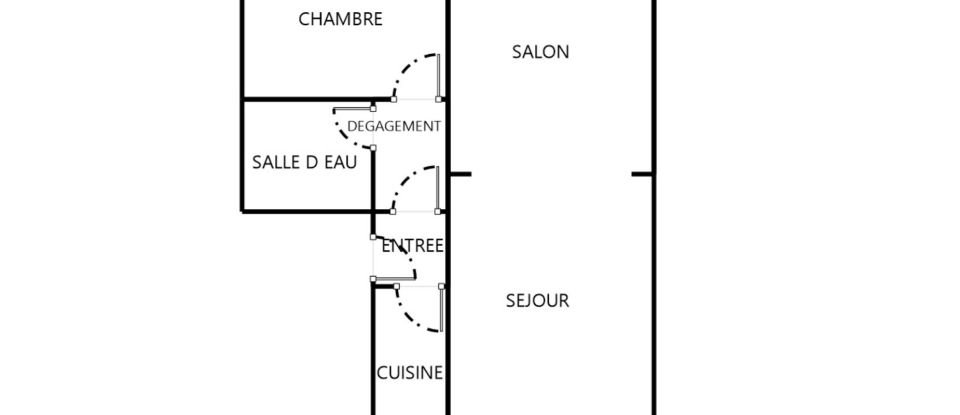 Apartment 3 rooms of 53 m² in Montereau-Fault-Yonne (77130)