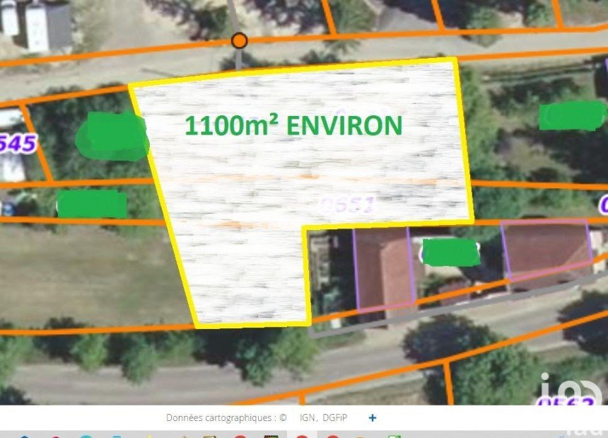 Land of 1,100 m² in Coulanges-la-Vineuse (89580)