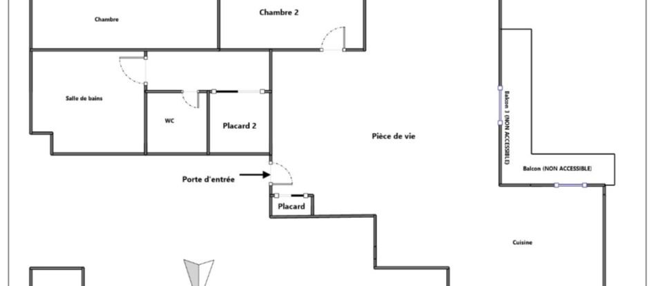 Appartement 3 pièces de 69 m² à Cachan (94230)