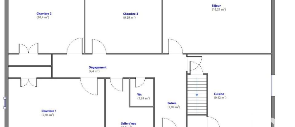 Maison 4 pièces de 68 m² à Lussac-les-Châteaux (86320)