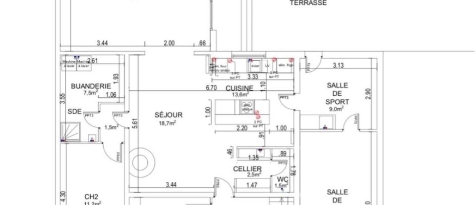 Maison 9 pièces de 179 m² à Bouguenais (44340)