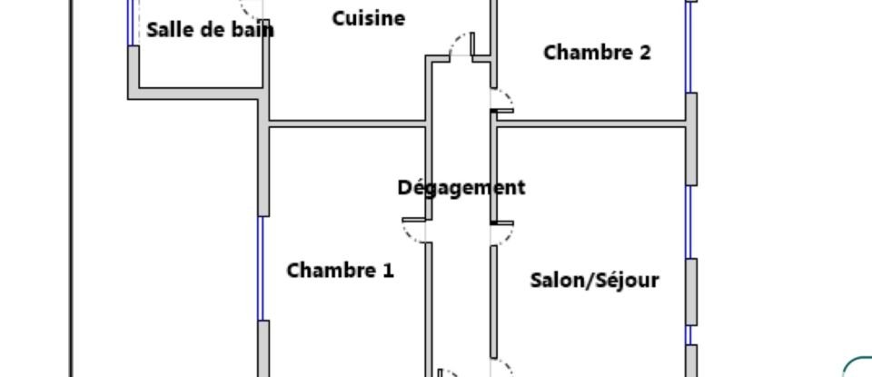 Appartement 3 pièces de 51 m² à Villejuif (94800)