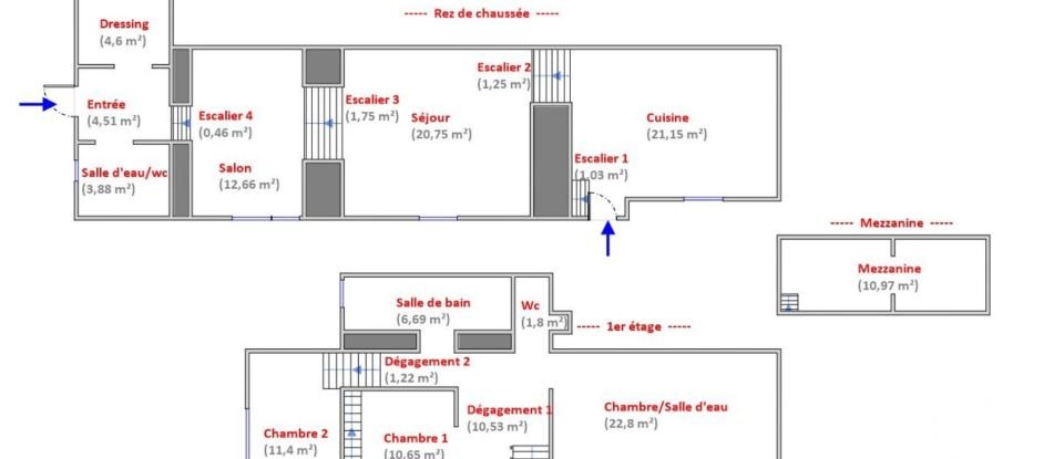 House 5 rooms of 225 m² in Marseille (13011)