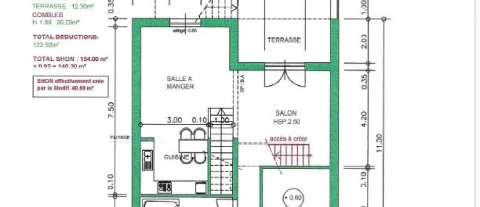 Maison traditionnelle 5 pièces de 131 m² à Willerwald (57430)