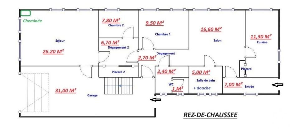 Traditional house 5 rooms of 120 m² in Bourg-Lastic (63760)