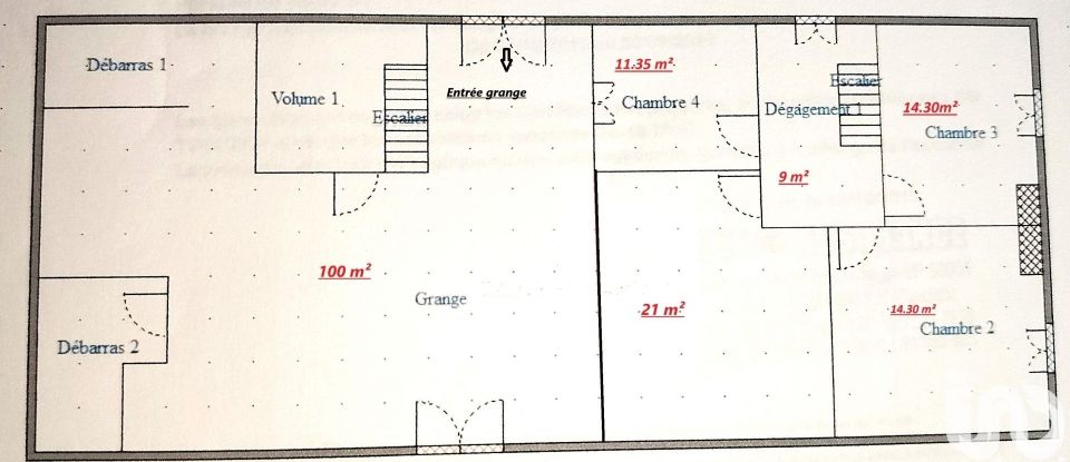 Maison de campagne 5 pièces de 143 m² à Savennes (63750)