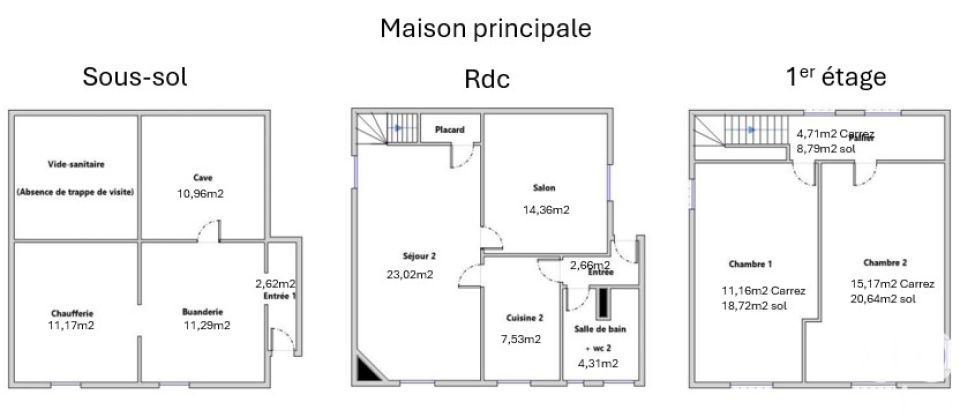 Maison 5 pièces de 108 m² à Jouy-en-Josas (78350)