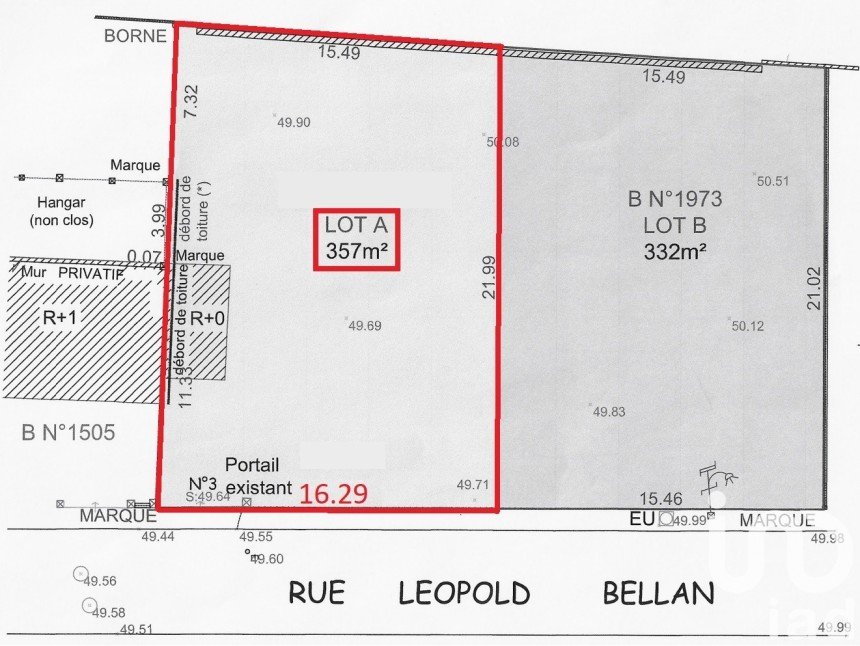 Land of 357 m² in Saint-Martin-du-Tertre (95270)