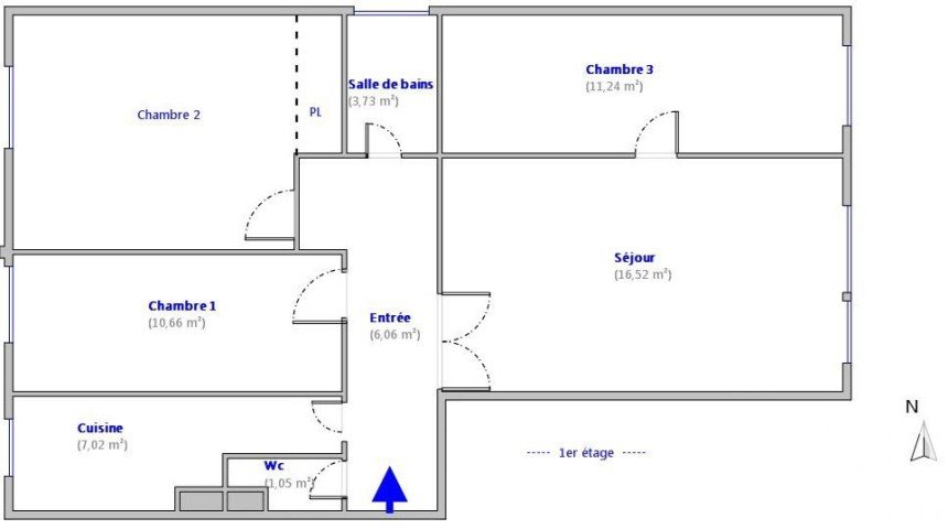 Appartement 4 pièces de 69 m² à Villemomble (93250)