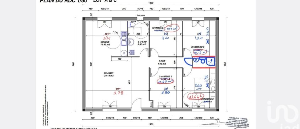 Maison traditionnelle 5 pièces de 95 m² à Villeblevin (89340)