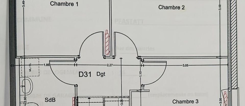 Maison traditionnelle 4 pièces de 89 m² à Pfastatt (68120)