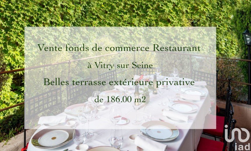 Restaurant de 205 m² à Vitry-sur-Seine (94400)