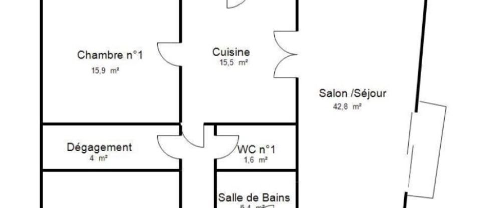 House 6 rooms of 140 m² in Poitiers (86000)