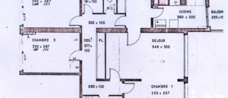 Apartment 4 rooms of 86 m² in Saint-Cloud (92210)