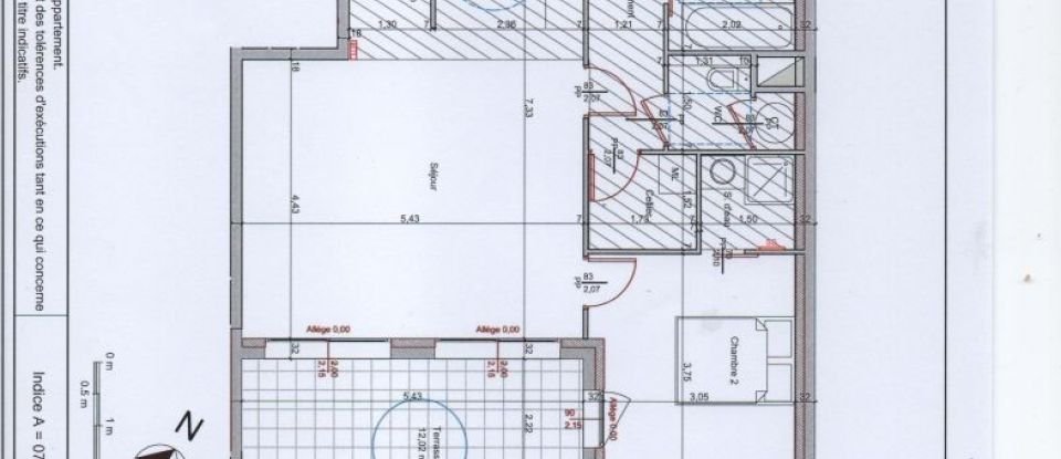 Appartement 3 pièces de 76 m² à Draguignan (83300)